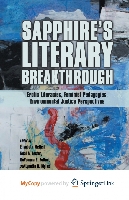 SAPPHIRE?S LITERARY BREAKTHROUGH