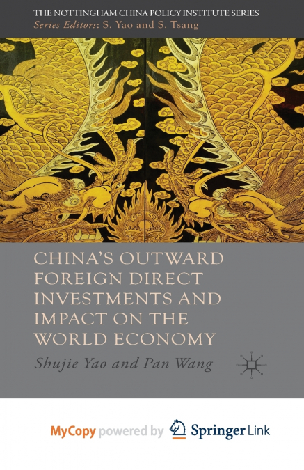 CHINA?S OUTWARD FOREIGN DIRECT INVESTMENTS AND IMPACT ON THE