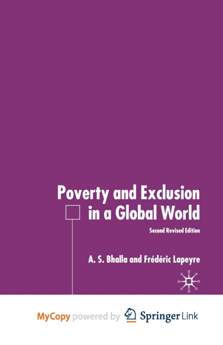 POVERTY AND EXCLUSION IN A GLOBAL WORLD