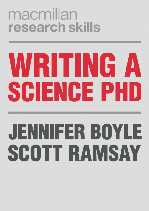 WRITING A SCIENCE PHD