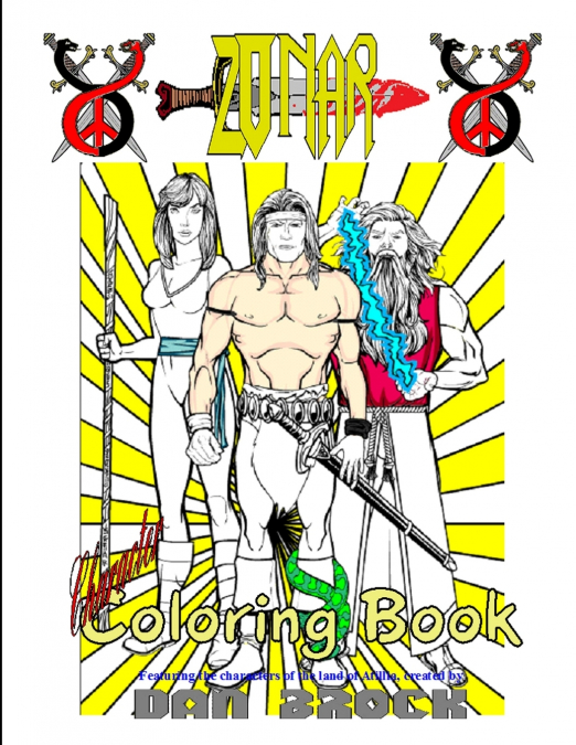 ZONAR - CHARACTERS COLORING BOOK