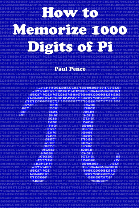 HOW TO MEMORIZE 1000 DIGITS OF PI