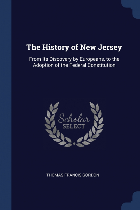 THE HISTORY OF NEW JERSEY