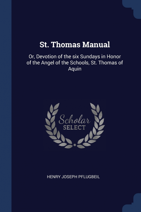 ST. THOMAS MANUAL