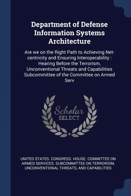 DEPARTMENT OF DEFENSE INFORMATION SYSTEMS ARCHITECTURE
