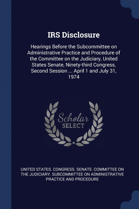 IRS DISCLOSURE