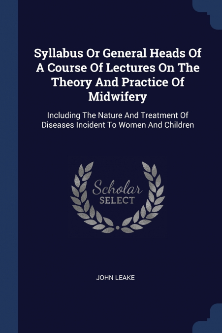 MEDICAL INSTRUCTIONS TOWARDS THE PREVENTION AND CURE OF CHRO
