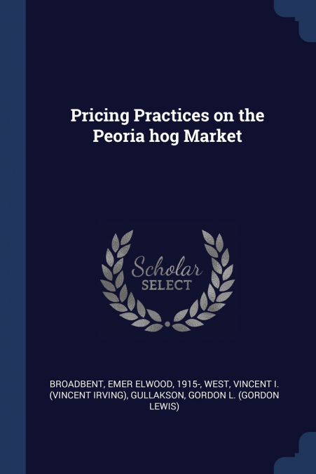 PRICING PRACTICES ON THE PEORIA HOG MARKET
