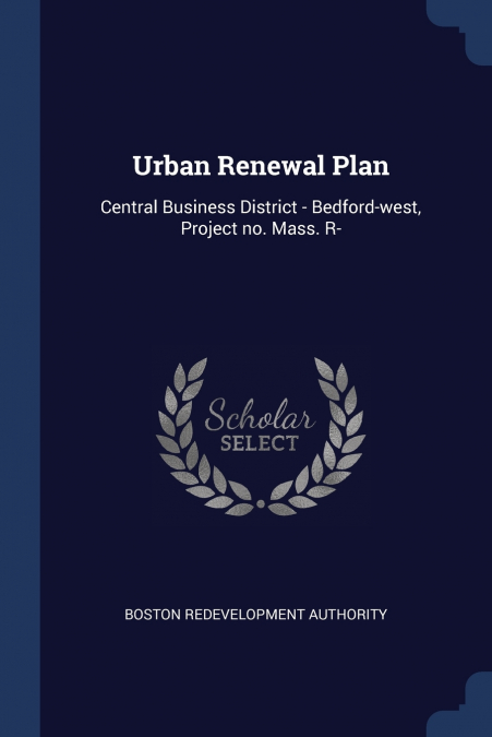 URBAN RENEWAL PLAN