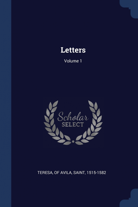 LETTERS, VOLUME 1