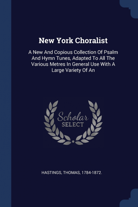 NEW YORK CHORALIST