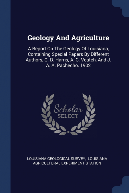GEOLOGY AND AGRICULTURE