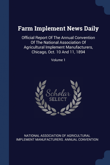 FARM IMPLEMENT NEWS DAILY
