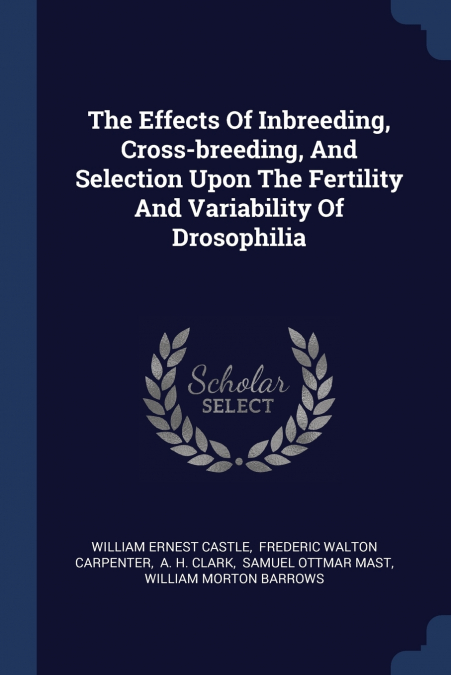 THE EFFECTS OF INBREEDING, CROSS-BREEDING, AND SELECTION UPO