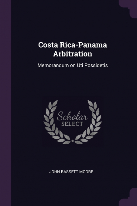 COSTA RICA-PANAMA ARBITRATION