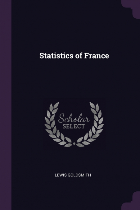 STATISTICS OF FRANCE