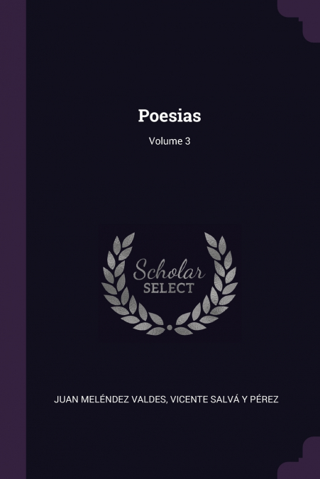 POESIAS, VOLUME 3