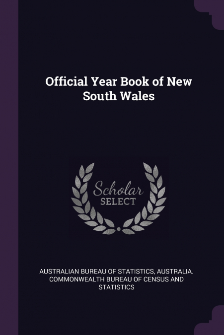 OFFICIAL YEAR BOOK OF NEW SOUTH WALES