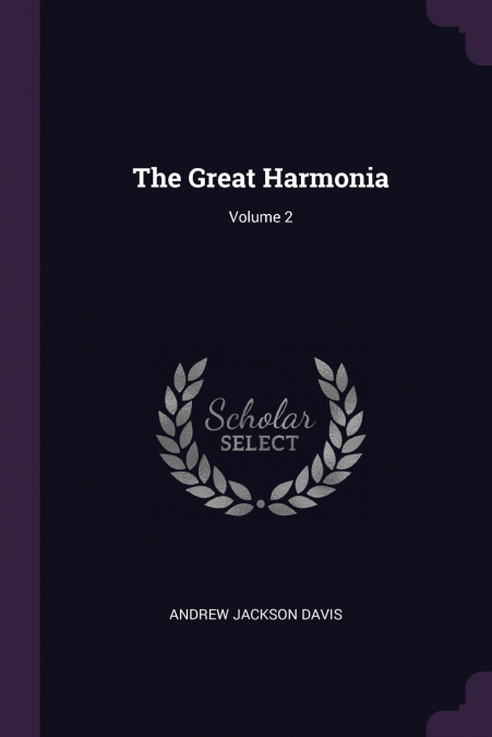 THE GREAT HARMONIA, VOLUME 3