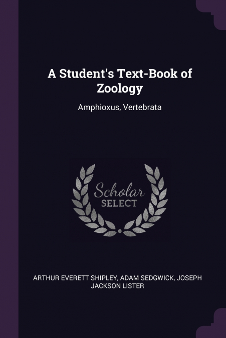 A STUDENT?S TEXT BOOK OF ZOOLOGY V3, PART 1