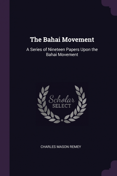 THE BAHAI MOVEMENT