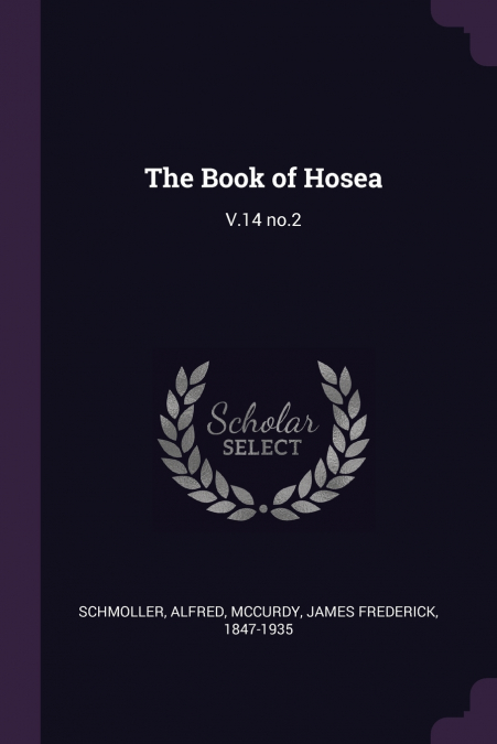 THE BOOK OF HOSEA