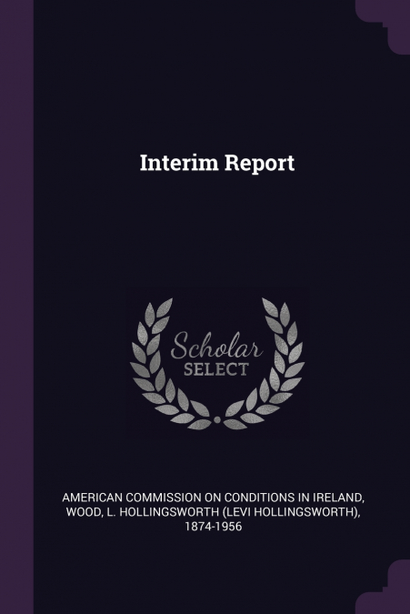 INTERIM REPORT