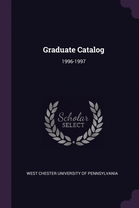GRADUATE CATALOG