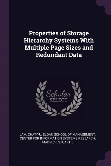PROPERTIES OF STORAGE HIERARCHY SYSTEMS WITH MULTIPLE PAGE S