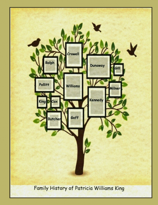 FAMILY HISTORY OF PATRICIA WILLIAMS KING