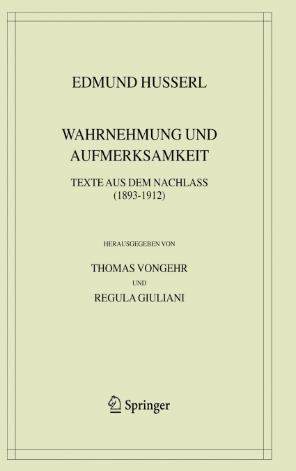 WAHRNEHMUNG UND AUFMERKSAMKEIT