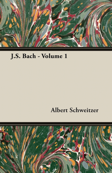 J.S. BACH - VOLUME 1