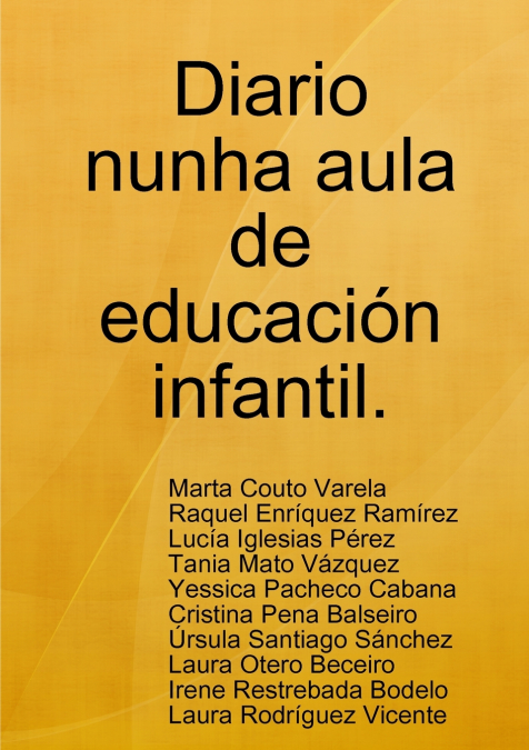 DIARIO EN UN AULA DE EDUCACION INFANTIL