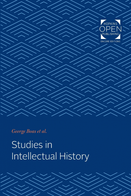 STUDIES IN INTELLECTUAL HISTORY
