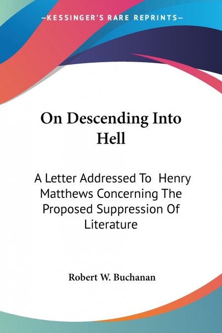 ON DESCENDING INTO HELL