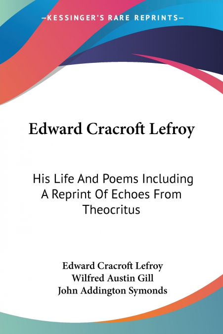 EDWARD CRACROFT LEFROY