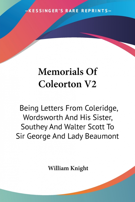 MEMORIALS OF COLEORTON V2