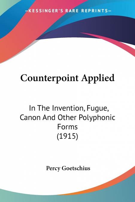 COUNTERPOINT APPLIED