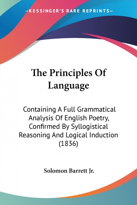 THE PRINCIPLES OF LANGUAGE