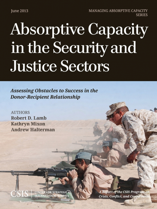 ABSORPTIVE CAPACITY IN THE SECURITY AND JUSTICE SECTORS