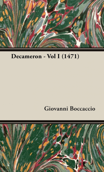 DECAMERON - VOL I (1471)
