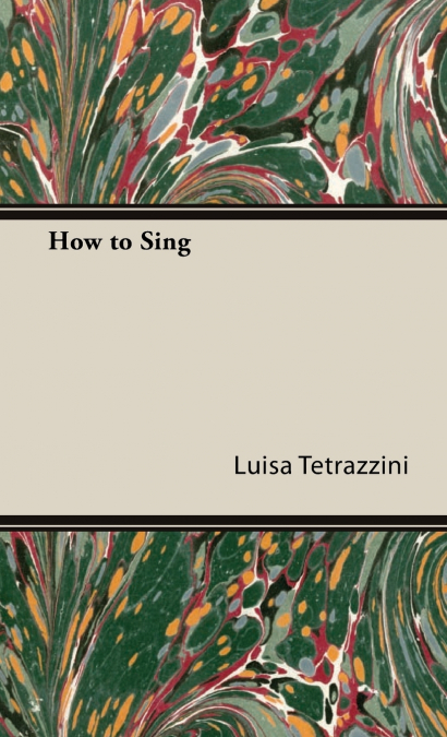 HOW TO SING