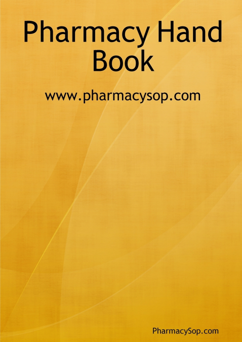 PHARMACY HAND BOOK