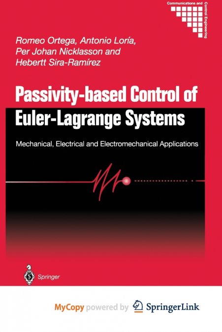PASSIVITY-BASED CONTROL OF EULER-LAGRANGE SYSTEMS