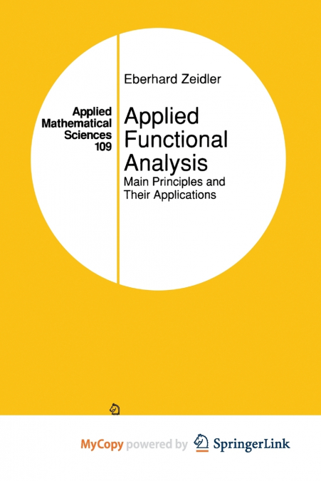 APPLIED FUNCTIONAL ANALYSIS