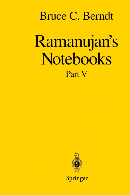 RAMANUJAN?S NOTEBOOKS