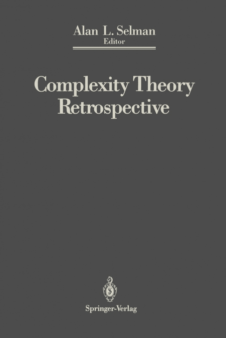COMPLEXITY THEORY RETROSPECTIVE