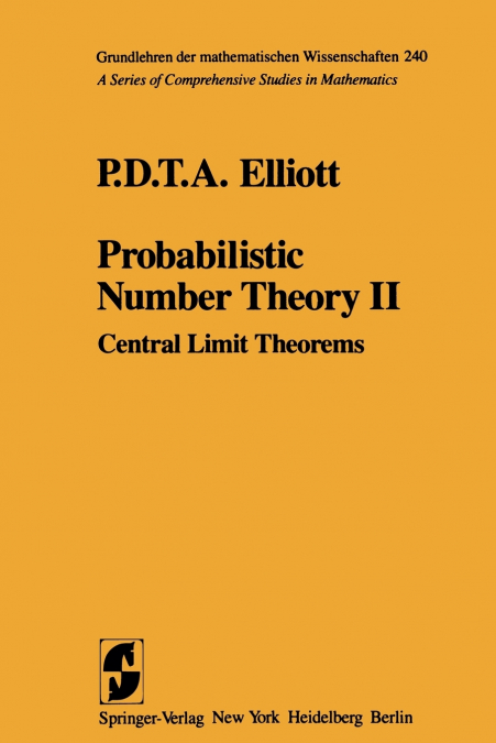 PROBABILISTIC NUMBER THEORY II
