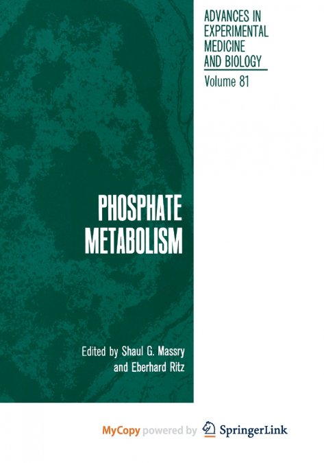 PHOSPHATE METABOLISM