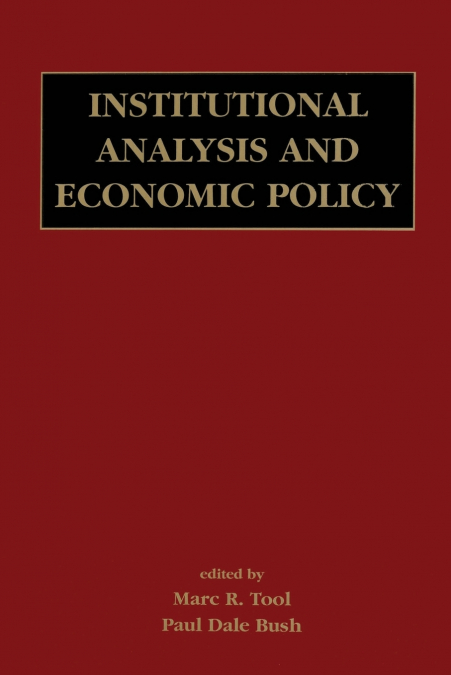 INSTITUTIONAL ANALYSIS AND ECONOMIC POLICY